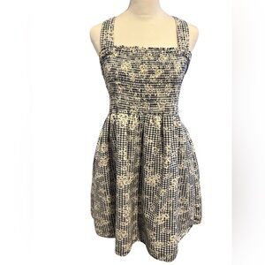 American Eagle Outfitters Black and White Mini Dress